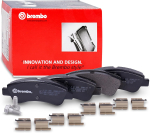 Brembo P 61 066 piduriklotside komplekt, 4-osaline (B-klass)