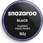 Snazaroo Klassikaline n&auml;o- ja kehav&auml;rv must 18,8 g