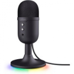 Trust Gaming GXT 236 Yami USB kondensaatormikrofon saadete, taskuh&auml;&auml;lingute, Twitchi, Discordi, ASMR-i, YouTube'i, PlayStation 5 ja m&auml;ngude jaoks, must.