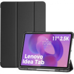 ProCase Folio &uuml;mbris Lenovo Idea Tab 11" 2025/K11 Gen 2 jaoks koos pliiatsihoidjaga, &otilde;huke kolmeosaline k&otilde;va kaitse&uuml;mbris-alus, must