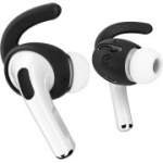 KeyBudz EarBuddyz silikoonist k&otilde;rvaotsad Apple AirPods Pro jaoks, mustad