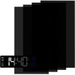 Hariendny 4 tk dimmer-lambi kleebised, 8" x 4" LED filtrikleebis elektroonikale, &auml;ratuskellale, monitorile (valguse h&auml;mardamine 50%~80%)