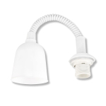 Ripp-laelamp REV v&auml;ljat&otilde;mmatava jalaga, pikkus 50-130 cm, 60 W, E27, valge.