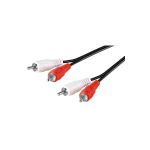 Goobay 50097 stereo RCA kaabel, 2x RCA, 0,2 m kaabli pikkus
