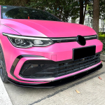 AUTO-STYLE esispoiler Volkswagen Golf VIII GTI/GTD/R/R-Line, 2020-, ABS l&auml;ikiv must (A+ klass)