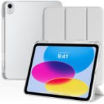 TiMOVO &uuml;mbris iPad A16 11. p&otilde;lvkonna 2025 11-tollisele / iPad 10. p&otilde;lvkonna 2022 10.9-tollisele mudelile koos Pencil hoidikuga, automaatse &auml;ratuse/unerežiimi funktsiooniga, aprikoosihall