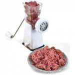 Metaltex hakklihamasin, plastik, roostevaba teras, valge, 24,7 x 11,2 x 25 cm
