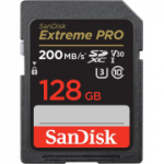 SanDisk 128GB Extreme PRO SDXC UHS-I m&auml;lukaart