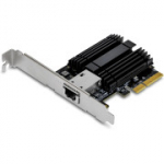 TRENDnet TEG-10GECTX v&otilde;rgukaart sisemine Ethernet 10000 Mbit/s roheline, hall &uuml;ks suurus (A+ klass)