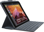 Logitech Slim Folio &uuml;mbris juhtmevaba Bluetooth-klaviatuuriga iPad 5. ja 6. p&otilde;lvkonnale (A1893, A1954, A1822, A1823)