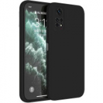 Redmi Note 11 / Note 11S (4G) &uuml;mbrise topme kate, silikoon &ndash; must