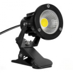 Milpoel 7 W COB LED-punktvalgusti klambriga, k&uuml;lm valge valgus, 1 tk.