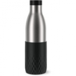 Emsa termopudel BluDrop Sleeve mahutavus 0,7 l valmistatud 18/10 roostevabast terasest must
