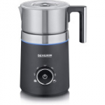 SEVERIN Spuma 700 piimavahustaja, 500W induktsioonpiimavahustaja, 700ml mahutavusega, muudetava temperatuuriga, roostevaba teras/must, SM 3586