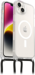 OtterBox React Kaelakate MagSafe'iga iPhone 14 Plus'ile, &uuml;li&otilde;huke kaitsev &uuml;mbris koos reguleeritava ja eemaldatava rihmaga