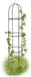 Relaxdays Metallist obelisk ronitaimedele, 190 cm, roheline