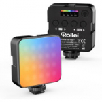 Rollei Lumis Mini RGB LED valgus, pidev v&auml;rvvalgus 60 LED-iga, 2500&ndash;9000K, 6W, 200 Lux (0,5 m juures 5500K)