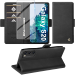 Premium &uuml;mbris Samsung Galaxy S20 jaoks koos kaarditooli funktsiooniga, 6,2" (must)
