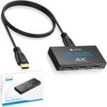 eSynic 4K@30Hz professionaalne HDMI-jagaja, 1 sisend, 3 v&auml;ljundit, metallkorpus