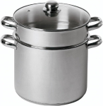 Baumalu 342648 kuskusi pott 16 L l&auml;bim&otilde;&otilde;t 30 cm roostevaba teras (C Grade)