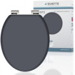 SCH&Uuml;TTE toilet seat with soft close mechanism MDF