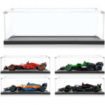 Akr&uuml;&uuml;list vitriinkarp LEGO Technic Ferrari SF-24 F1 Vormel 1 v&otilde;idus&otilde;iduauto 42207 jaoks, tolmukindel hoiustamine ja organiseerimine.