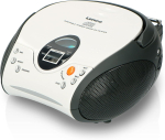 Lenco SCD-24 CD-m&auml;ngija raadioga &ndash; valge