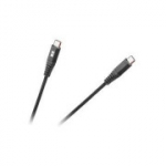 REBEL USB-C&ndash;USB-C kaabel, 100 cm, must