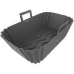 Cecotec Cecofry TwinBucket &uuml;mmargune silikoonist k&uuml;psetusvorm, 22,5 x 13 x 8,6 cm, BPA-vaba, temperatuuril -40 &deg;C kuni +250 &deg;C.