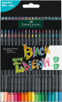 Faber-Castell Blackwood v&auml;rvipliiatsite komplekt, must sari, 36 tk.