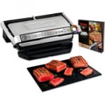 Kontaktgrill Tefal OptiGrill XL GC722D, v&otilde;imsus 2000 W, must/h&otilde;bedane (A+ Grade)
