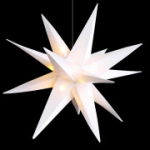 Spetebo 3D helendav t&auml;ht 15 sooja valge LED-iga 25 cm