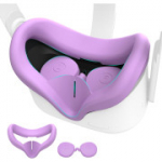 KIWI disaini silikoonist n&auml;okate koos objektiivikaitsega, mis &uuml;hildub Quest 2-ga