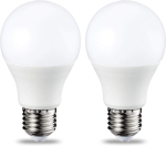 E27 LED-keermega sokliga pirn 8,5 W (60 W ekvivalent) CRI80 soe valge h&auml;mardatav 2 tk pakis