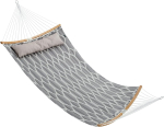 Songmics tepitud v&otilde;rkkiik pehmete polsterdatud tugedega 200 x 140 cm Maks. kandev&otilde;ime 225 kg (A+ klass)