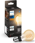 Philips Hue valge filamentlamp A60 nutipirn [E27 Edisoni kruvipesa] 7W vintage-stiilis sisevalgustuseks.