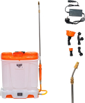 RURIS RSE1400S elektriline pihusti, 14 L, 12 V, 8 Ah, 6 bar, oranž (B-klassi)