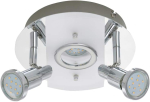 Briloner 2292-038 &ndash; LED-kohtvalgusti SPLASH 2xGU10/3W/230V + 1xLED/5W