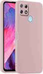 HULLIN v&auml;rviline silikoonist mobiiltelefoni &uuml;mbris, sobib Realme 7i / Realme C12 / Realme C15 (6,5 tolli) - liivapulber