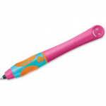 Pelikan Griffix pastapliiats paremak&auml;elistele, ergonoomiline, sinise tindiga, pehme roosa v&auml;rv.