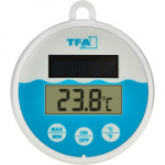 TFA Dostmann 30.1068.02 p&auml;ikeseenergial t&ouml;&ouml;tav digitaalne basseini termomeeter