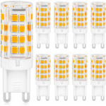 G9 LED-lambid, soe valge valgus 3000K, 500 lm, 5 W (vastab 50 W halogeenlambile), G9, AC 220&ndash;240 V