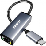 BENFEI USB-C kuni Ethernet adapter, USB Type-C (Thunderbolt 3/4) kuni RJ45 Gigabit Ethernet LAN v&otilde;rguadapter