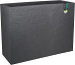 EDA Plastiques Volcania Planter, Charcoal Grey (C GRADE)
