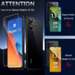 Funrae karastatud klaasist kaitsekile Xiaomi Redmi 12 4G, 9H k&otilde;vadus, 1 tk.