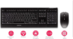 Cherry B.Unlimited 3.0 Klaviatuuri ja hiire komplekt QWERTZ