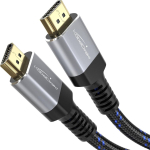KabelDirekt 4K HDMI-kaabel, 12,5 m - 4K@60Hz, kuni 18 Gbps ja Ultra HD/4K, kiire Ethernet, Blu-ray/PS5/Xbox Series X/Switch