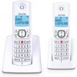 Alcatel F530 Duo juhtmeta DECT-telefon (2 handseti, valge/hall)