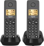 Gigaset Pure 120 Duo - 2 juhtmeta telefoni koos k&otilde;nede kaitsmise ja ECO DECTiga