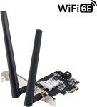 ASUS PCE-AXE5400 AXE5400 Wi-Fi 6E kolmeribaline PCI Express adapter